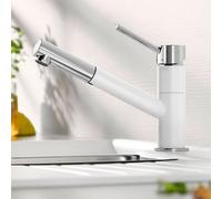 Blanco Kano rubinetto da cucina, bassa pressione, estraibile, orientabile, 527650, Kano bianco opaco [Rubinetteria da Cucina > Rubinetti da Cucina]