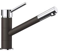 BLANCO KANO - Rubinetto da cucina monocomando bicolore - Girevole a 360°- Cromato/Marrone - 525033