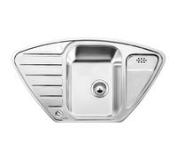 Blanco Lantos lavello da cucina, 516277, 9 E-IF Lantos acciaio inox satinato lucido [Lavelli da Cucina > per Base Sottolavello a partire da 90 cm]