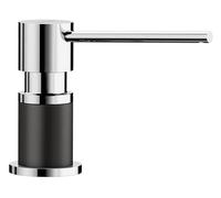 Blanco Lato dispenser per detersivo, 526177, Lato nero/cromo [Dispenser per Detersivo]