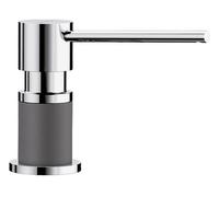 Blanco Lato dispenser per detersivo, 525817, Lato grigio roccia/cromo [Dispenser per Detersivo]