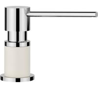 Blanco Lato dispenser per detersivo, 526955, Lato bianco soft opaco/cromo [Dispenser per Detersivo]