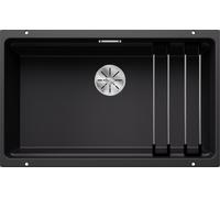 Blanco Lavello a una vasca ETAGON 700-U Total Black 2525891 finitura nero da 73x46 cm - Sottotop