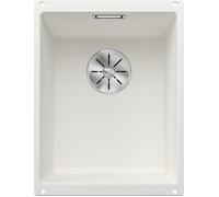 Blanco Lavello a una vasca SUBLINE 320-U Total Black 2523410 finitura bianco da 35x46 cm - Sottotop