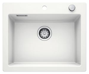 Blanco Lavello una vasca PALONA 6 1520922 in ceramica bianco da 61.5x51 cm - Sopratop