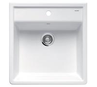 Blanco Lavello una vasca PANOR 6 1514486 in ceramica bianco da 59.8x63 cm - Sopratop