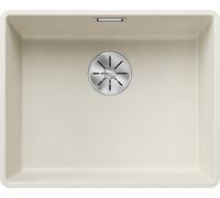Blanco Lavello una vasca SUBLINE 500-F 1527169 finitura soft white da 52.7x42.7 cm - Filotop