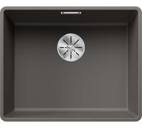 Blanco Lavello una vasca SUBLINE 500-F 1527352 finitura grigio vulcano da 52.7x42.7 cm - Filotop