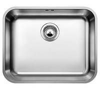 Blanco Lavello una vasca SUPRA 500-U 1518205 in acciaio inox da 53x43 cm - Sottotop