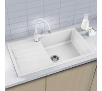 Blanco Legra lavello da cucina, 523328, XL 6 S Legra bianco opaco [Lavelli da Cucina > per Base Sottolavello a partire da 60 cm]