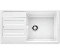 PRONTA CONSEGNA - Blanco Lavello una vasca con gocciolatoio LEGRA XL 6 S 1523328 finitura bianco da 86x50 cm - Sopratop
