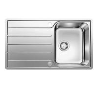 Blanco LEMIS 45 S-IF - Lavello da cucina in acciaio inox per basi di lavello con larghezza di 45 cm - Bordo piatto IF - 523031