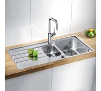 Blanco Lemis 6 S-IF lavello in acciaio 100x50 cm acciaio 523033