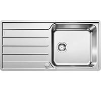Blanco Lemis XL 6 - Lavello, 1000x500 mm, con comando eccentrico dello scarico, acciaio inox spazzolato 523035