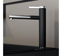Blanco Linee rubinetto da cucina, orientabile, estraibile, 526171, Linee nero opaco [Rubinetteria da Cucina > Rubinetti da Cucina]