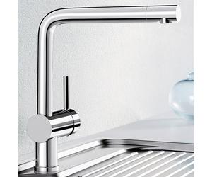 Blanco Linus rubinetto da cucina, bassa pressione, orientabile, 514020, Linus cromo [Rubinetteria da Cucina > Rubinetti da Cucina]