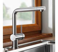 BLANCO Miscelatore Monocomando Sottofinestra, Modello LINUS-F, Cromato - 1514025