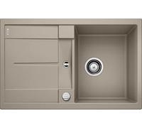 BLANCO METRA 45 S - Lavello rettangolare in granito per basi di lavello con larghezza di 45 cm - SILGRANIT - Gocciolatoio Integrato - Marrone - 517345