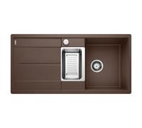 BLANCO METRA 6 S-F PuraDur II lavandino a leva, Marrone