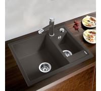 Blanco Metra lavello da cucina, 527295, 6 Metra grigio vulcanico opaco [Lavelli da Cucina > per Base Sottolavello a partire da 60 cm]