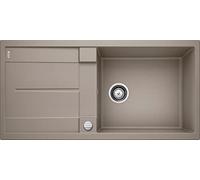 BLANCO METRA XL 6 S - Lavello rettangolare in granito per basi di lavello con larghezza di 60 cm - SILGRANIT - Vasca Extra Large - Marrone - 517360