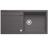 BLANCO METRA XL 6 S - Lavello rettangolare in granito per basi di lavello con larghezza di 60 cm - SILGRANIT - Vasca Extra Large - Grigio - 518881