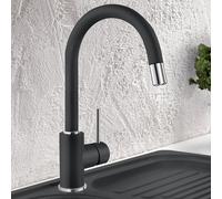 Blanco Mida S - Miscelatore da lavello con bocca di erogazione estraibile, antracite/cromo 521455