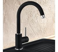 Blanco Mida rubinetto da cucina, orientabile, 526145, Mida nero opaco [Rubinetteria da Cucina > Rubinetti da Cucina]