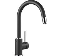 Blanco Mida S - Miscelatore da lavello con bocca di erogazione estraibile, antracite/cromo 521455