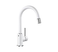BLANCO MIDA-S - Miscelatore da cucina con doccetta alta e rimovibile - Rubinetto ad alta pressione - Bianco - 521457