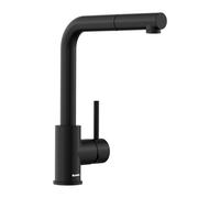 Blanco Mila S - Miscelatore da lavello con bocca di erogazione estraibile, nero opaco 526660