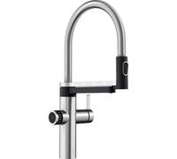 Blanco Miscelatore a 3 vie doppio comando con doccetta estraibile drink.filter EVOL-S Pro 1526311 finitura inox
