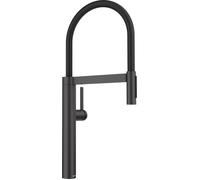 Blanco Miscelatore monocomando con doccetta estraibile CULINA-S II 1527464 finitura nero opaco