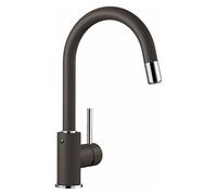 Blanco Miscelatore monocomando con doccetta estraibile MIDA-S 1521461 finitura caffè