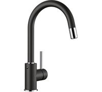 Blanco Miscelatore monocomando con doccetta estraibile MIDA-S 1526146 finitura nero
