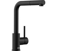 Blanco Miscelatore monocomando con doccetta estraibile MILA-S 1526660 finitura nero opaco