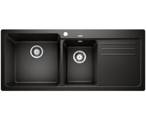 Blanco Naya 8 S lavello in granito 116x50 cm nero 525945
