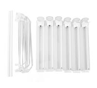 Blanco - Organizer per bevande per frigorifero, plastica ABS, 6 file, regolabile, facile ricarica e sistema di smorzamento, dispenser nero per lattine di bevande, salvaspazio, stabilizzazione (Blanco)