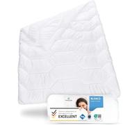 Blanco, piumino da 140 x 220 cm, soffice piumino per tutte le stagioni, ideale per chi soffre di allergie, grande coperta da 220 x 140 cm con gestione dell'umidità, traspirante, per 2 persone