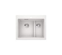 Blanco Pleon 6 Split lavello in granito 61.5x51 cm bianco 521693