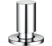 BLANCO Pomello rotondo in ottone cromato lucido | foro necessario/diametro del foro: 14 - 35 mm | Combinabile con tutti i lavelli e gli scarichi BLANCO