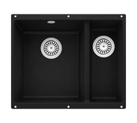 BLANCO 526096 lavandino, Nero, 340mm/160mm