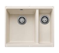 Blanco Lavello da cucina Rotan 340/160-U in granito 52,5x40 cm Bianco soft opaco per base da 60 cm