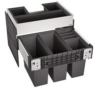 Blanco Select II sistema separazione rifiuti, per mobile da 60 cm, 526211, Orga XL 60/4 Select II nero/antracite [Portarifiuti]