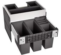 Blanco Select II sistema separazione rifiuti, per mobile da 60 cm, 526211, Orga XL 60/4 Select II nero/antracite [Portarifiuti]
