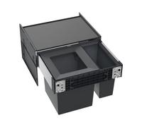Blanco Select II Big sistema separazione rifiuti per mobile base da 60 cm, 528147, 60/2 Select II Big nero/antracite [Portarifiuti > Portarifiuti]
