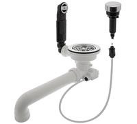 Blanco Set di retrofit manopola 3 1/2 pollici adatto per lavelli Blanco, acciaio inox cromato