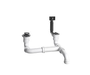 Blanco set raccordo di scarico e troppopieno doppio 1 1/2", 137034, Universal [Lavelli da Cucina > Accessori per Lavelli da Cucina]