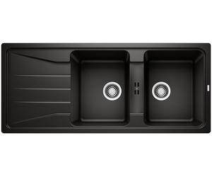 Blanco Sona 8 S lavello in granito 100x50 cm nero 525979