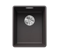 BLANCO SUBLINE 320-F - Lavello da cucina in granito filo-top per basi di lavello con larghezza di 40 cm - SILGRANIT - Grigio - 523417